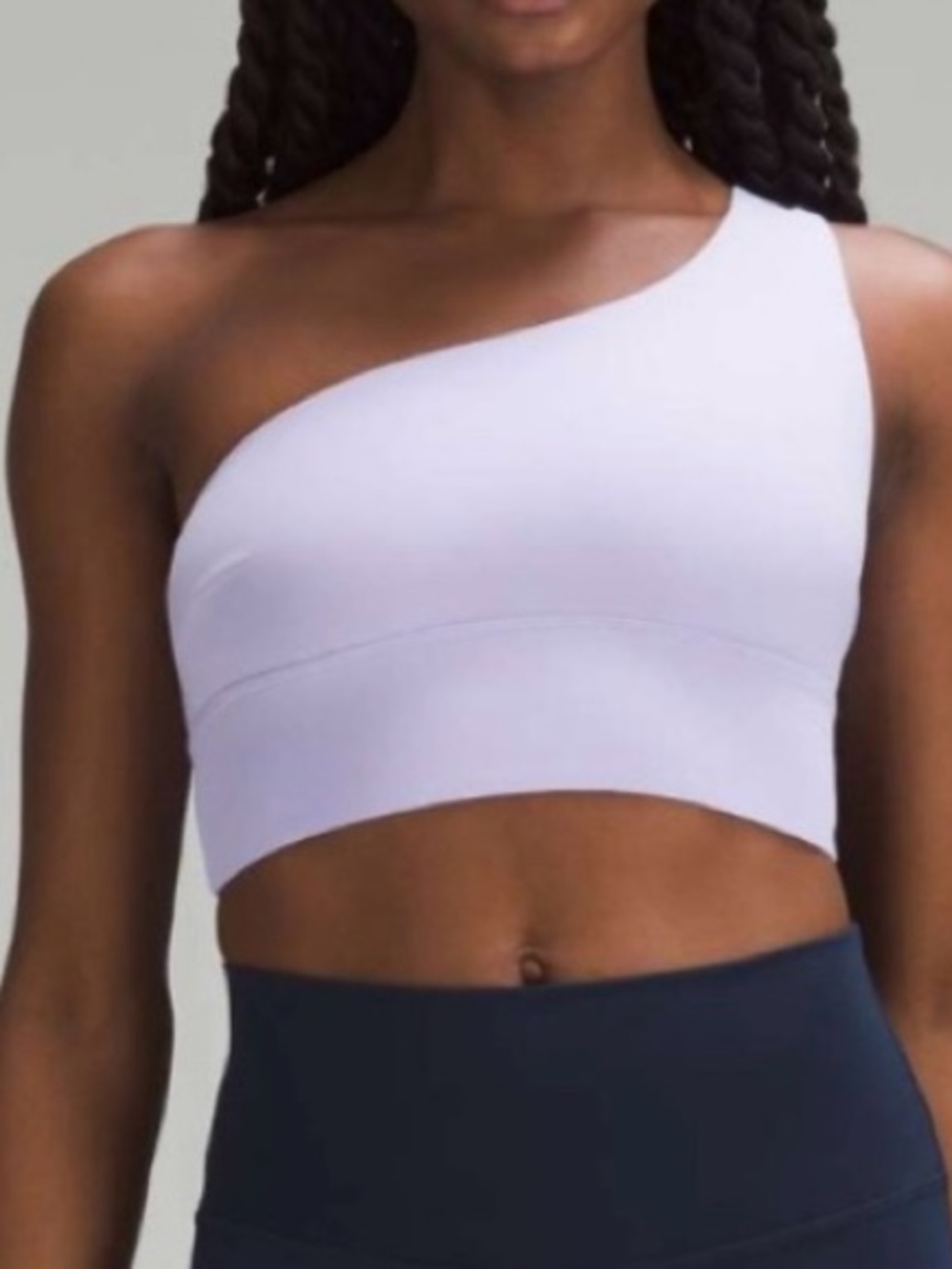 lululemon athletica One-Shoulder Lilac Smoke Asymmetrical top